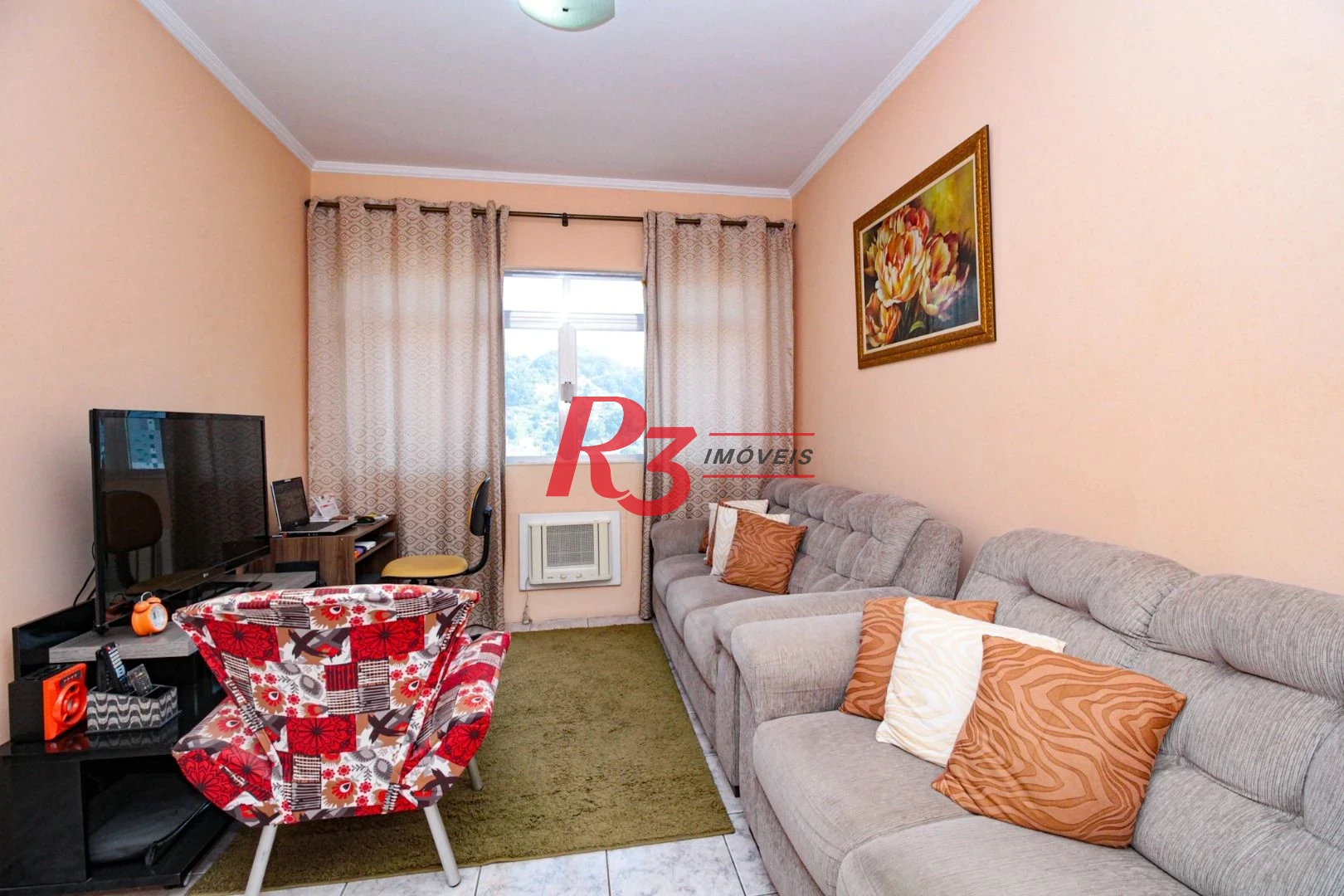 Apartamento com 2 dormitórios à venda, 80 m² por R$ 440.000,00 - Marapé - Santos/SP