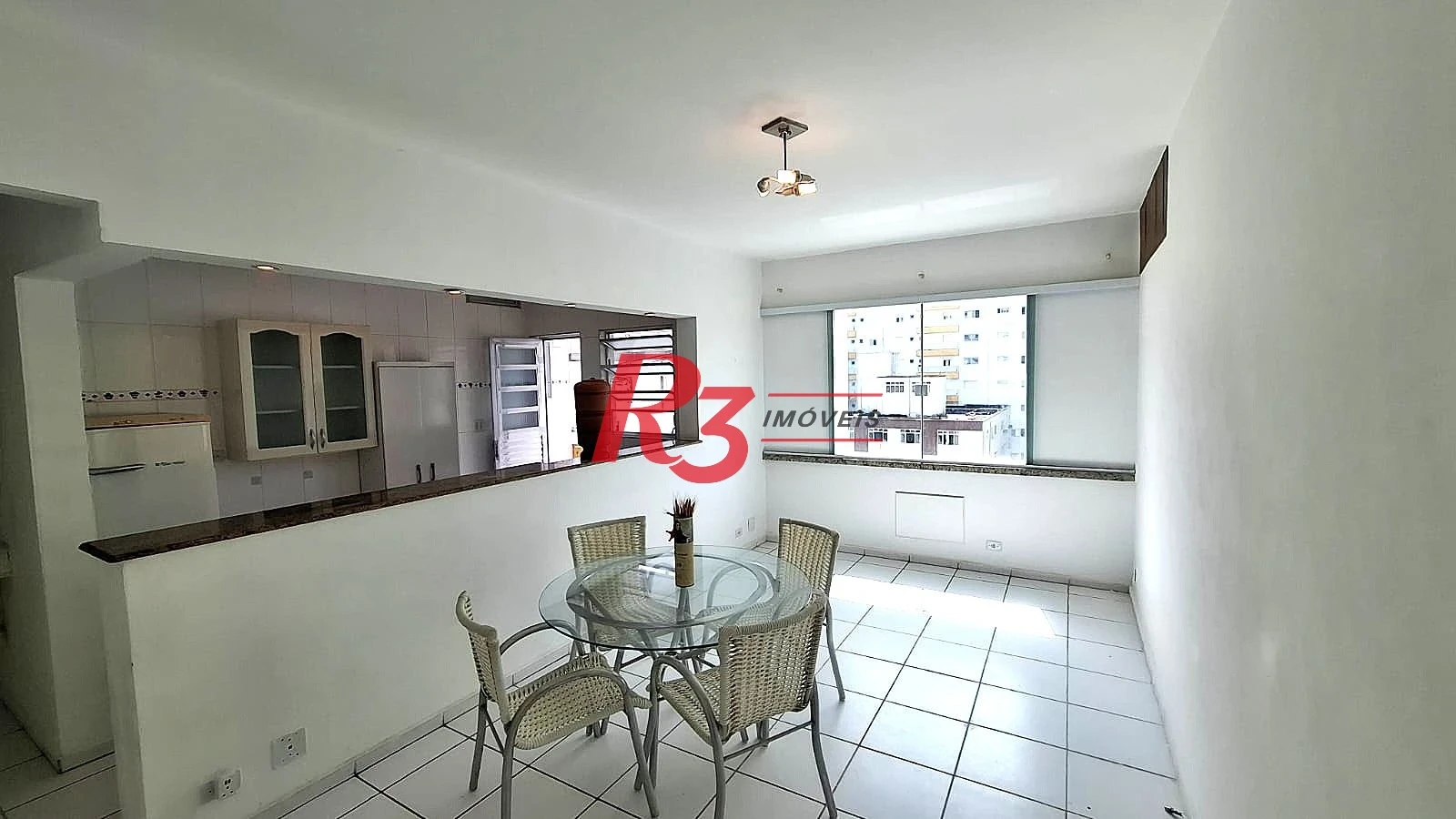 Apartamento para alugar, 81 m² por R$ 3.200,00/mês - José Menino - Santos/SP