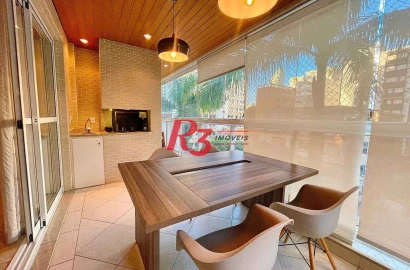 Apartamento Garden à venda, 270 m² por R$ 2.600.000,00 - Gonzaga - Santos/SP