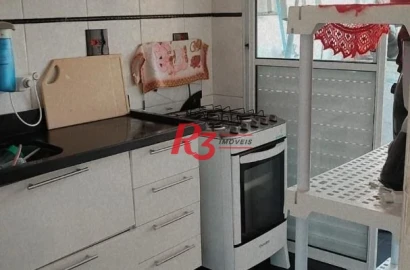 Apartamento com 2 dormitórios à venda, 58 m² por R$ 320.000,00 - Morro de Nova Cintra - Santos/SP