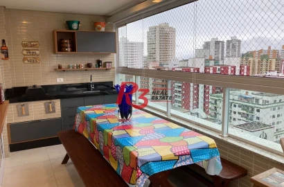 Apartamento à venda, 112 m² por R$ 1.400.000,00 - Canto do Forte - Praia Grande/SP