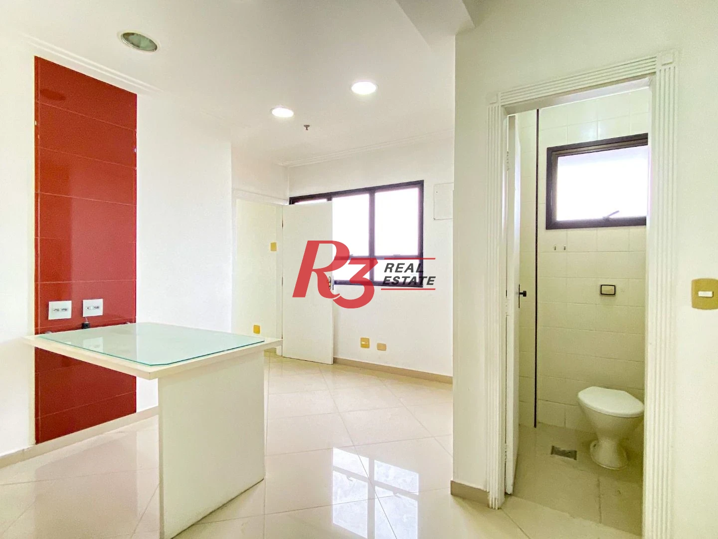 Sala para alugar, 44 m² por R$ 2.800,02/mês - Gonzaga - Santos/SP