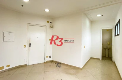 Sala para alugar, 44 m² por R$ 2.900,02/mês - Gonzaga - Santos/SP