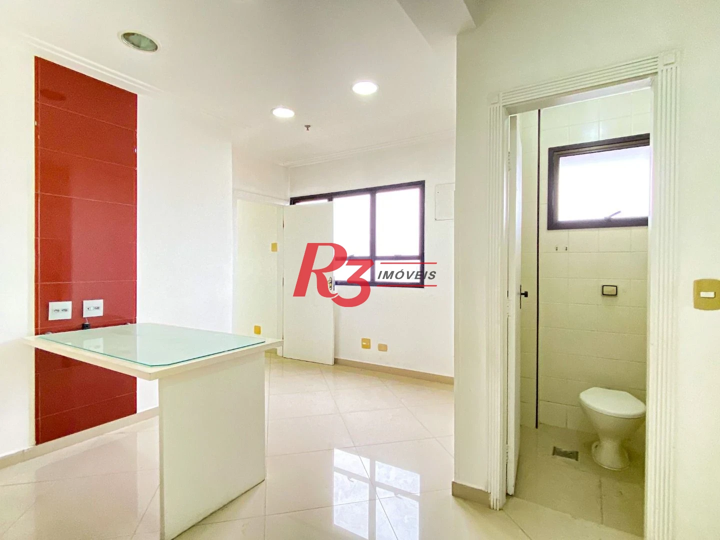 Sala para alugar, 44 m² por R$ 2.900,02/mês - Gonzaga - Santos/SP