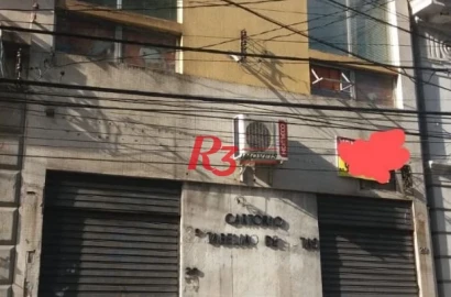 Locação de ponto em sobrado comercial no centro de Santos