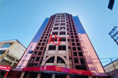Sala, 100 m² - venda por R$ 300.000,00 ou aluguel por R$ 3.240,00/mês - Vila Nova - Santos/SP