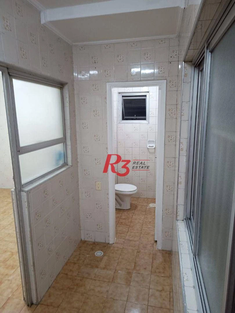 Apartamento com 3 dormitórios para alugar, 107 m² por R$ 5.900,00/mês - Campo Grande - Santos/SP