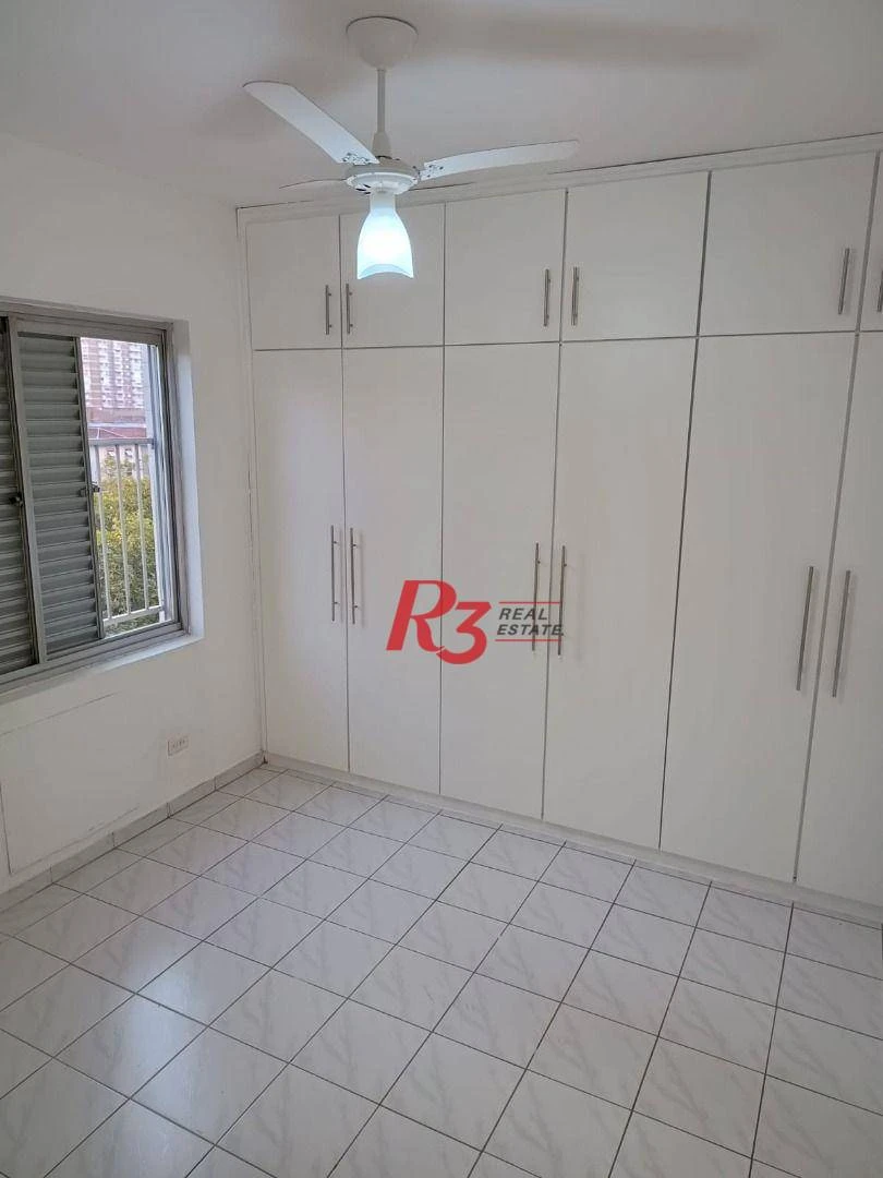 Apartamento com 3 dormitórios para alugar, 107 m² por R$ 5.900,00/mês - Campo Grande - Santos/SP