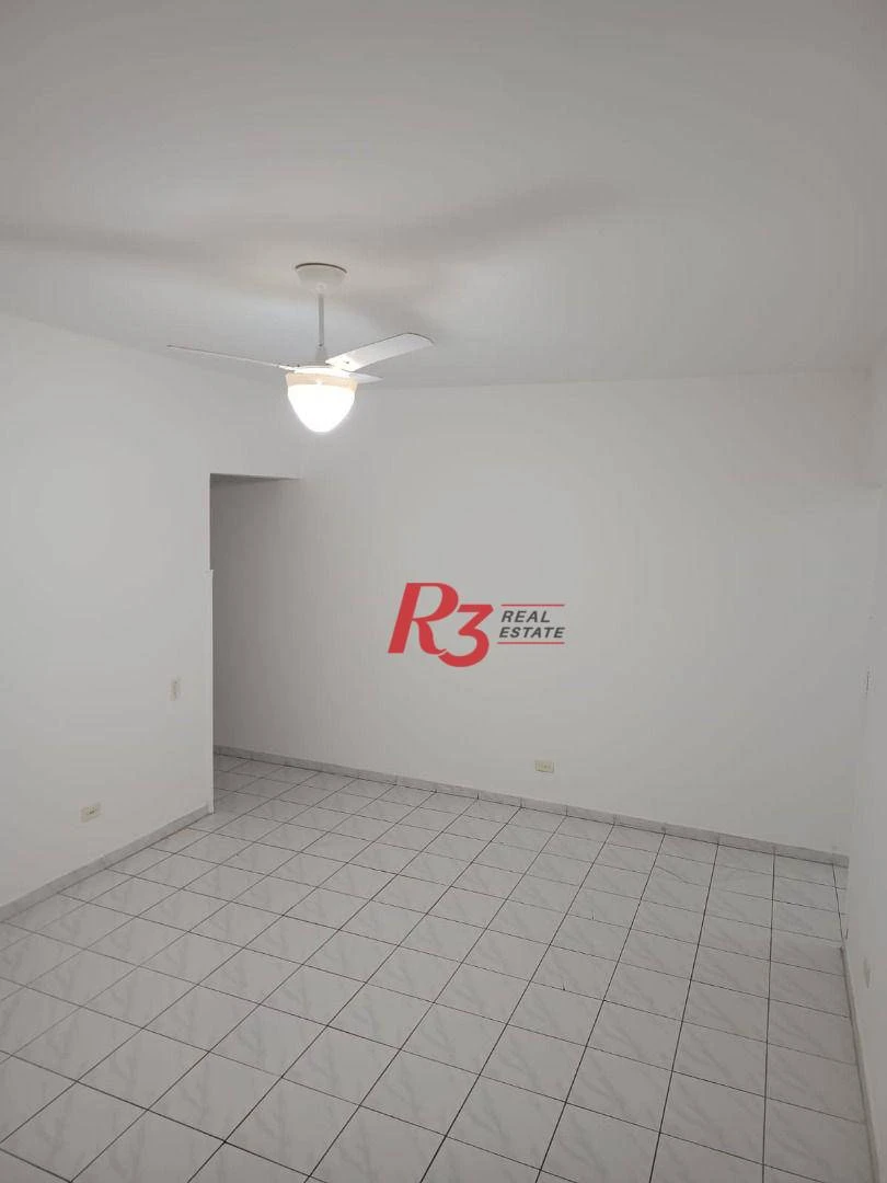Apartamento com 3 dormitórios para alugar, 107 m² por R$ 5.900,00/mês - Campo Grande - Santos/SP