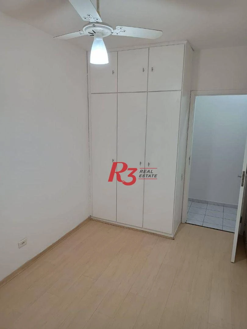 Apartamento com 3 dormitórios para alugar, 107 m² por R$ 5.900,00/mês - Campo Grande - Santos/SP