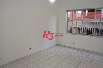 Apartamento para alugar, 107 m² por R$ 5.900,00/mês - Campo Grande - Santos/SP