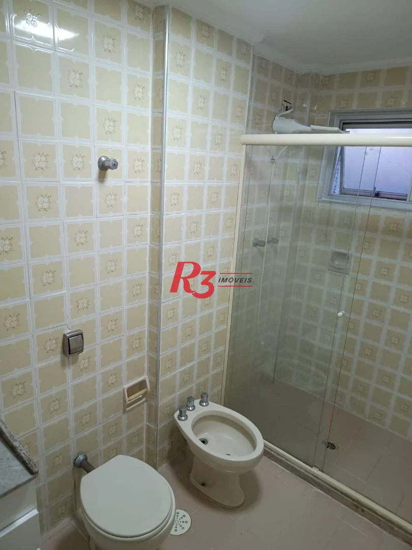 Apartamento para alugar, 107 m² por R$ 5.900,00/mês - Campo Grande - Santos/SP