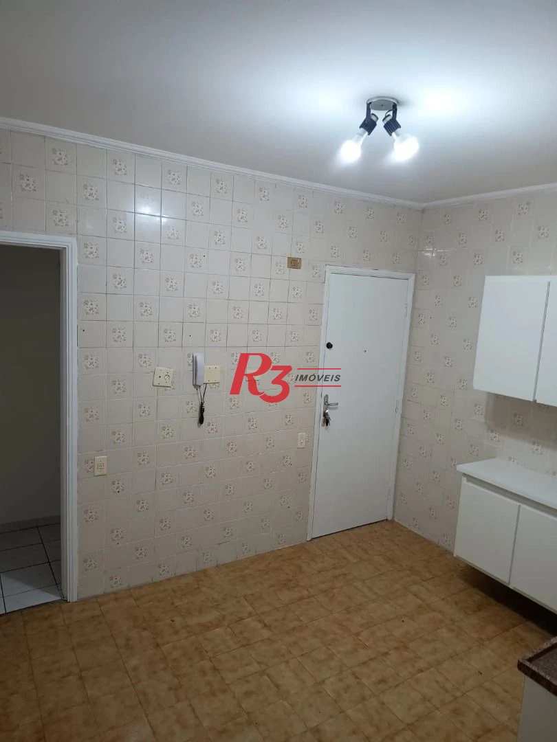 Apartamento para alugar, 107 m² por R$ 5.900,00/mês - Campo Grande - Santos/SP