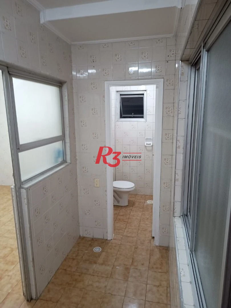 Apartamento para alugar, 107 m² por R$ 5.900,00/mês - Campo Grande - Santos/SP
