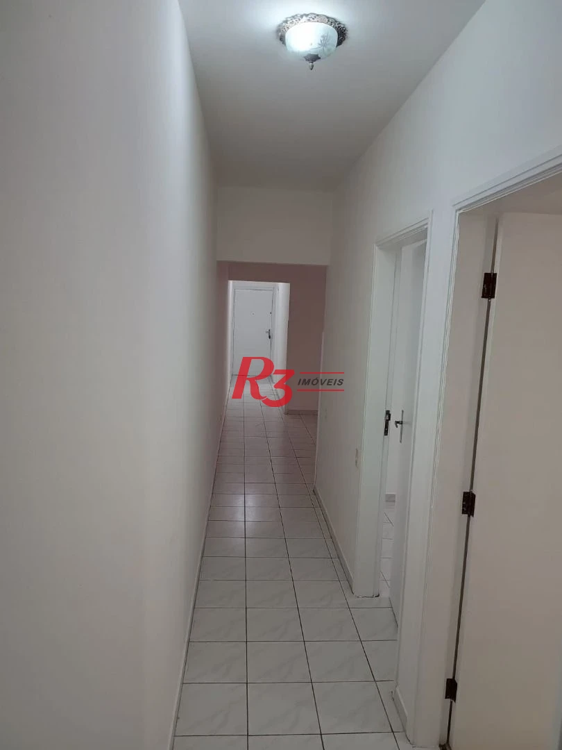 Apartamento para alugar, 107 m² por R$ 5.900,00/mês - Campo Grande - Santos/SP