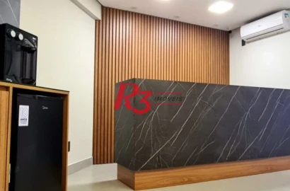 Sala, 52 m² - venda por R$ 480.000,00 ou aluguel por R$ 6.420,00/mês - Marapé - Santos/SP