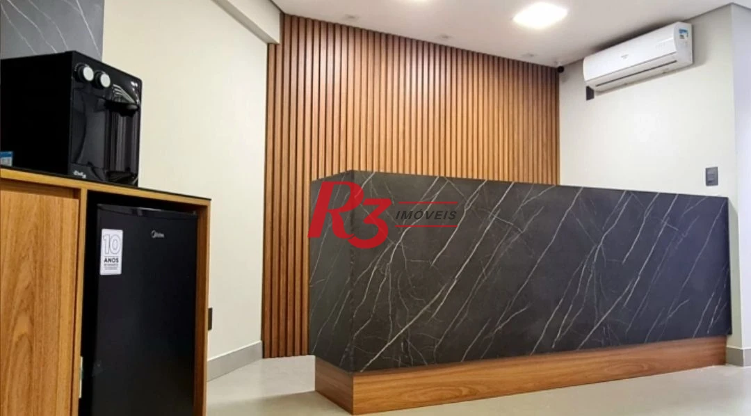 Sala, 52 m² - venda por R$ 480.000,00 ou aluguel por R$ 6.420,00/mês - Marapé - Santos/SP
