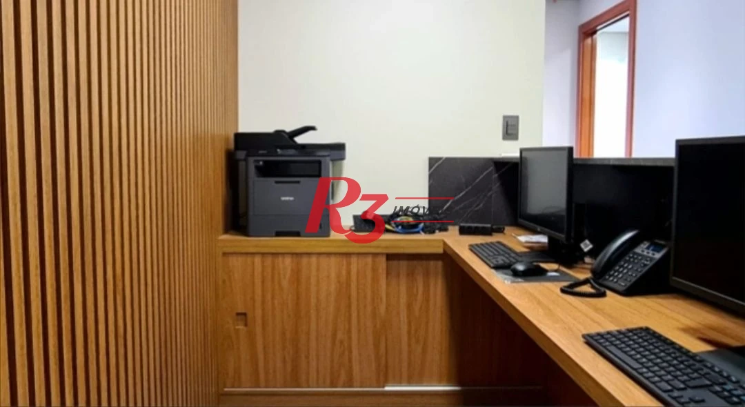 Sala, 52 m² - venda por R$ 480.000,00 ou aluguel por R$ 6.420,00/mês - Marapé - Santos/SP
