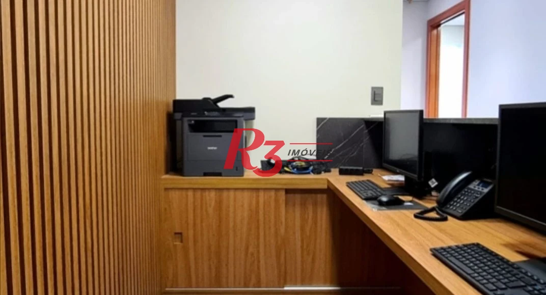 Sala, 52 m² - venda por R$ 480.000,00 ou aluguel por R$ 6.420,00/mês - Marapé - Santos/SP