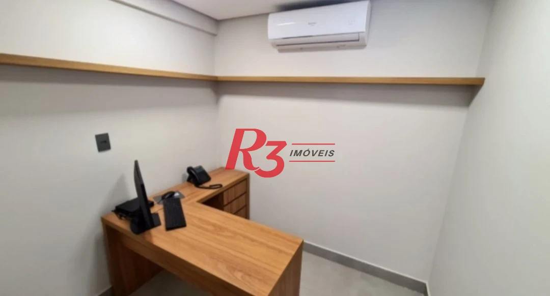 Sala, 52 m² - venda por R$ 480.000,00 ou aluguel por R$ 6.420,00/mês - Marapé - Santos/SP