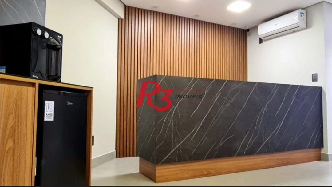 Sala, 52 m² - venda por R$ 480.000,00 ou aluguel por R$ 6.420,00/mês - Marapé - Santos/SP