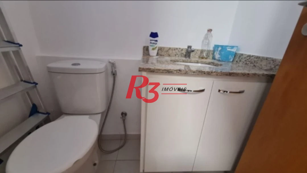 Sala, 52 m² - venda por R$ 480.000,00 ou aluguel por R$ 6.420,00/mês - Marapé - Santos/SP
