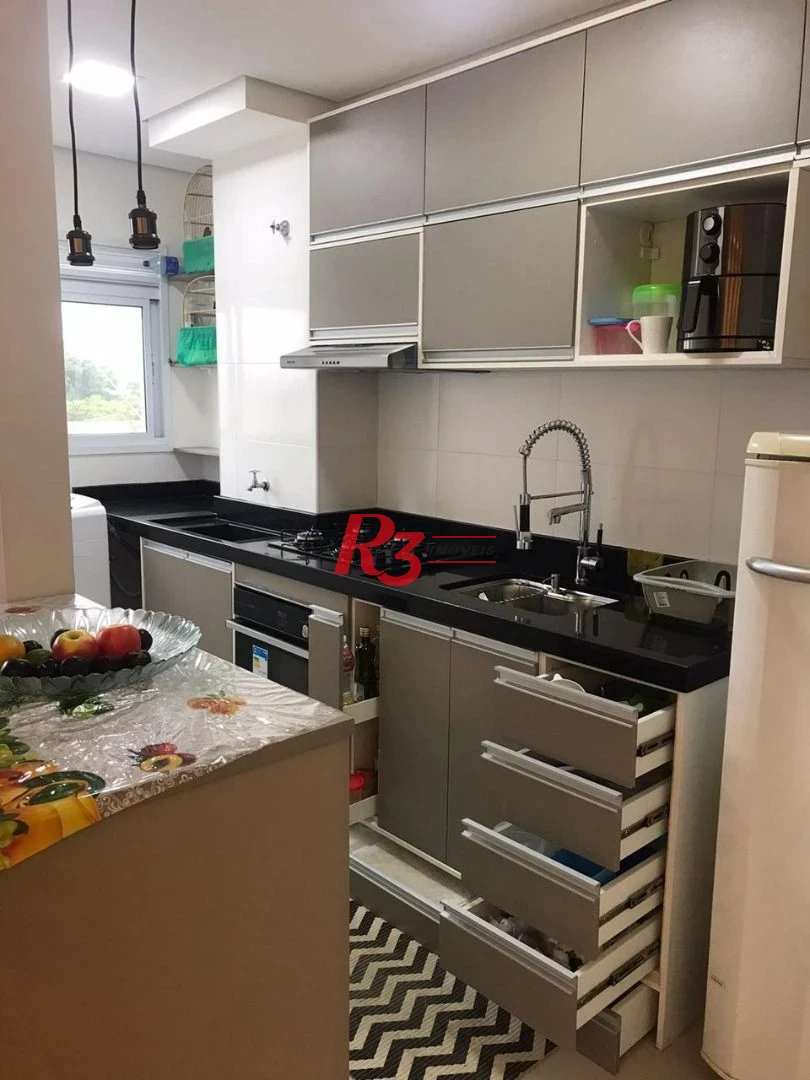 Apartamento à venda, 45 m² por R$ 304.000,00 - Castelo - Santos/SP