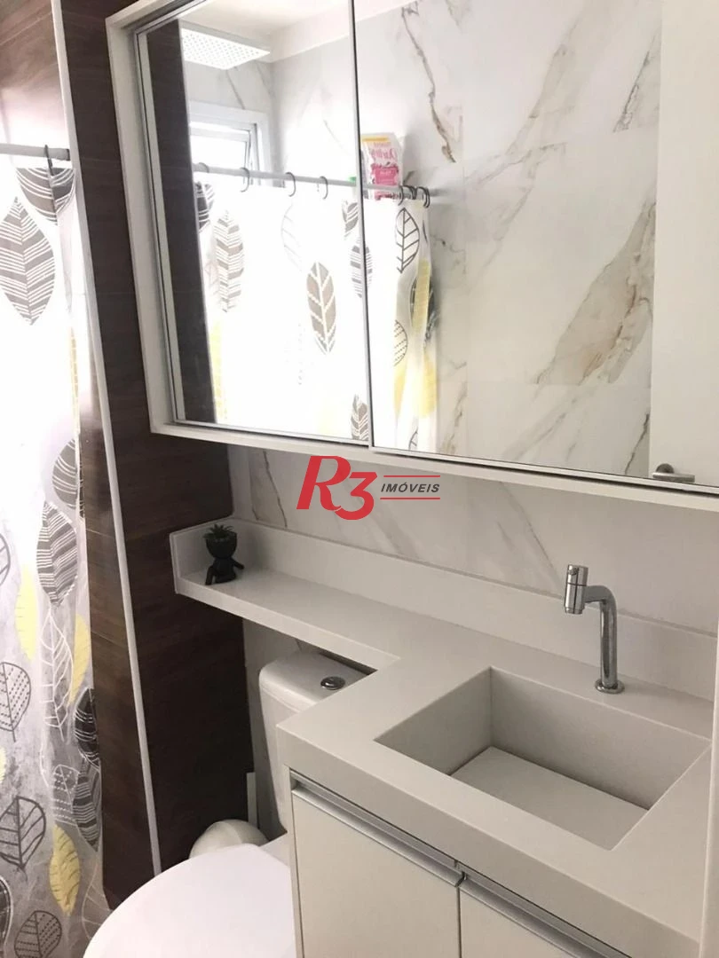 Apartamento à venda, 45 m² por R$ 304.000,00 - Castelo - Santos/SP