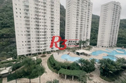 Apartamento com 2 dormitórios para alugar, 64 m² - Marapé - Santos/SP