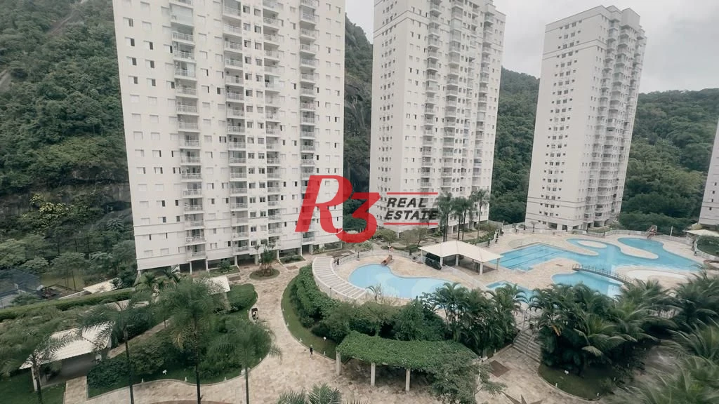 Apartamento com 2 dormitórios para alugar, 64 m² - Marapé - Santos/SP