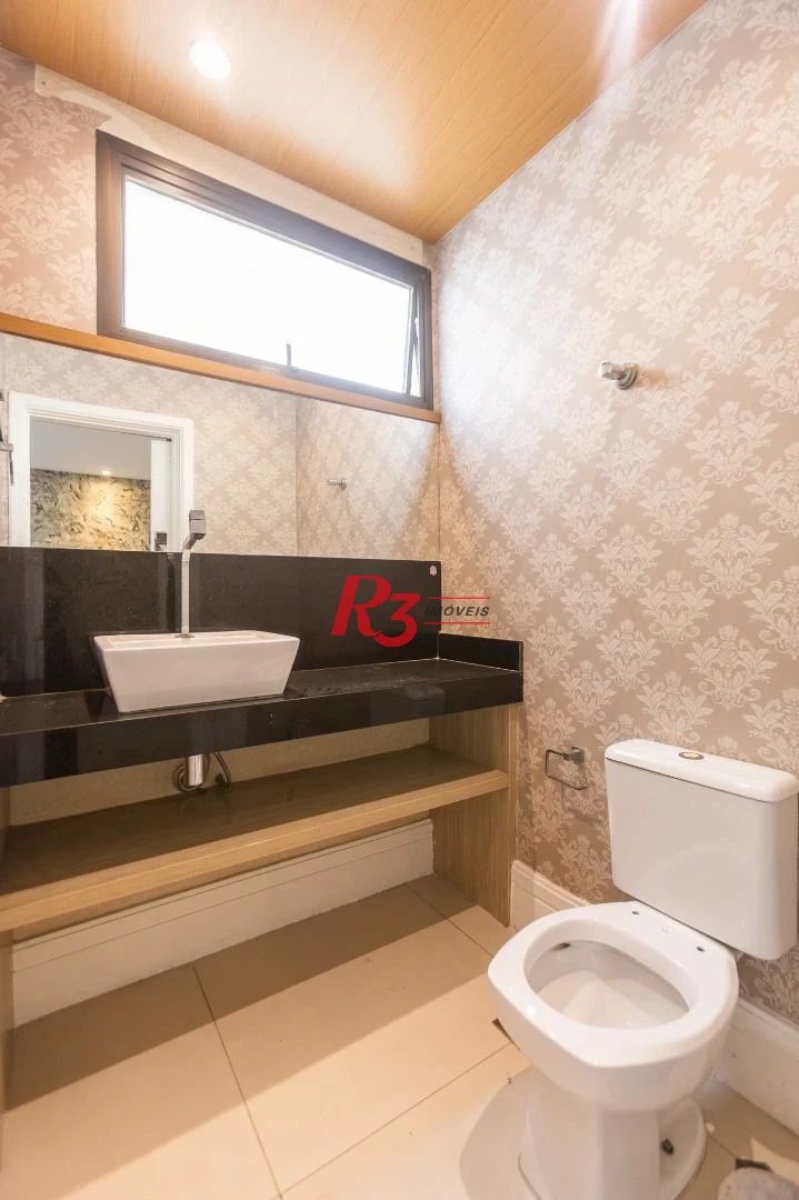 Apartamento com 4 dormitórios para alugar, 270 m² por R$ 12.000,00/mês - Boqueirão - Santos/SP