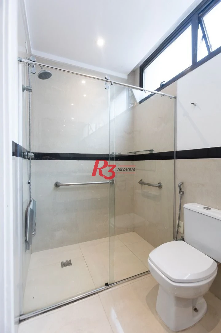 Apartamento com 4 dormitórios para alugar, 270 m² por R$ 12.000,00/mês - Boqueirão - Santos/SP
