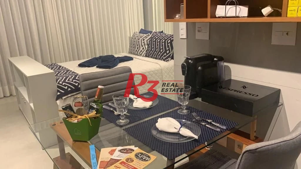 Apartamento com 1 dormitório, 44 m² - venda por R$ 880.000,00 ou aluguel por R$ 4.800,00/mês - Pompéia - Santos/SP