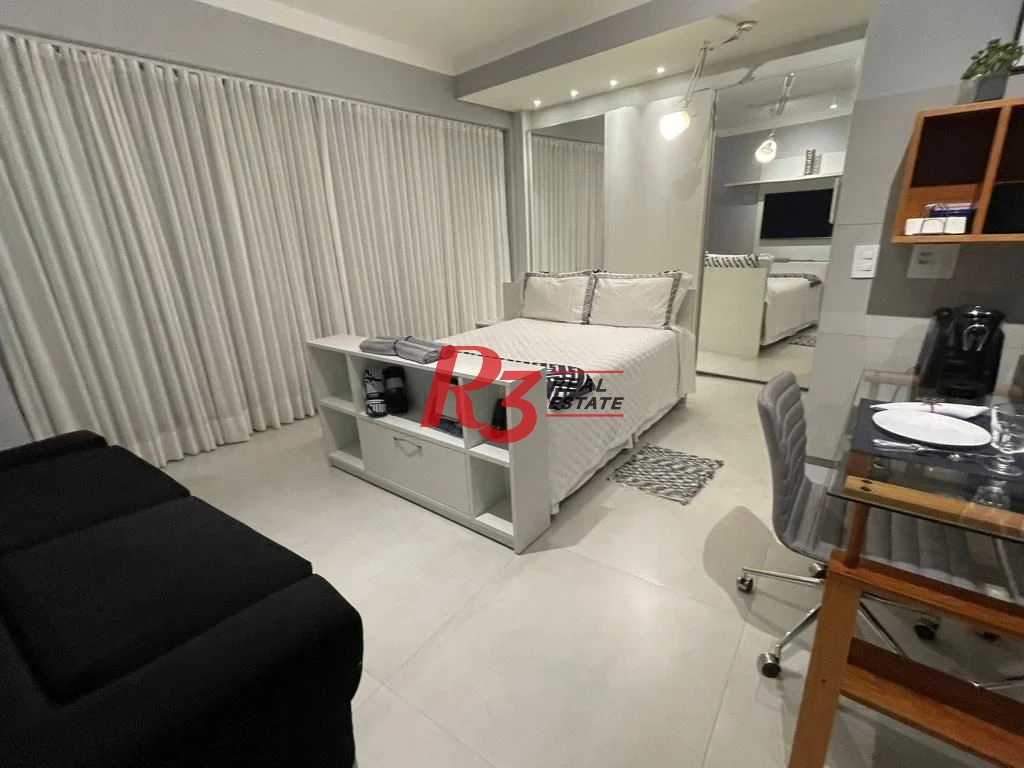 Apartamento com 1 dormitório, 44 m² - venda por R$ 880.000,00 ou aluguel por R$ 4.800,00/mês - Pompéia - Santos/SP