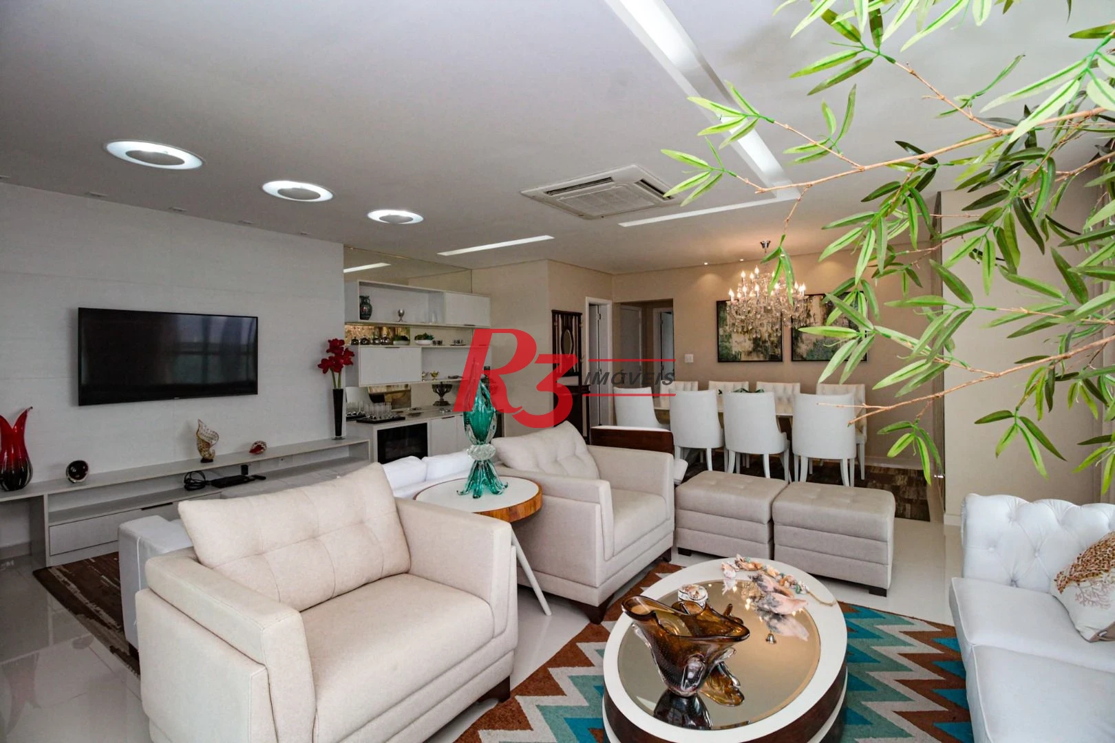 Venda apartamento com 3 dormitórios à venda, 207 m² por R$ 2.390.000 - Pompéia - Santos/SP