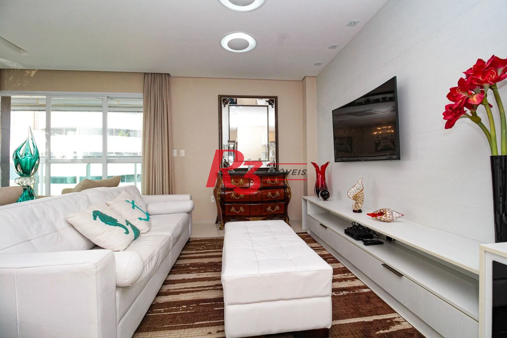 Venda apartamento com 3 dormitórios à venda, 207 m² por R$ 2.390.000 - Pompéia - Santos/SP