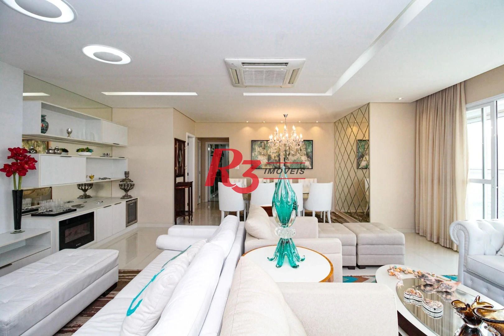 Venda apartamento com 3 dormitórios à venda, 207 m² por R$ 2.390.000 - Pompéia - Santos/SP