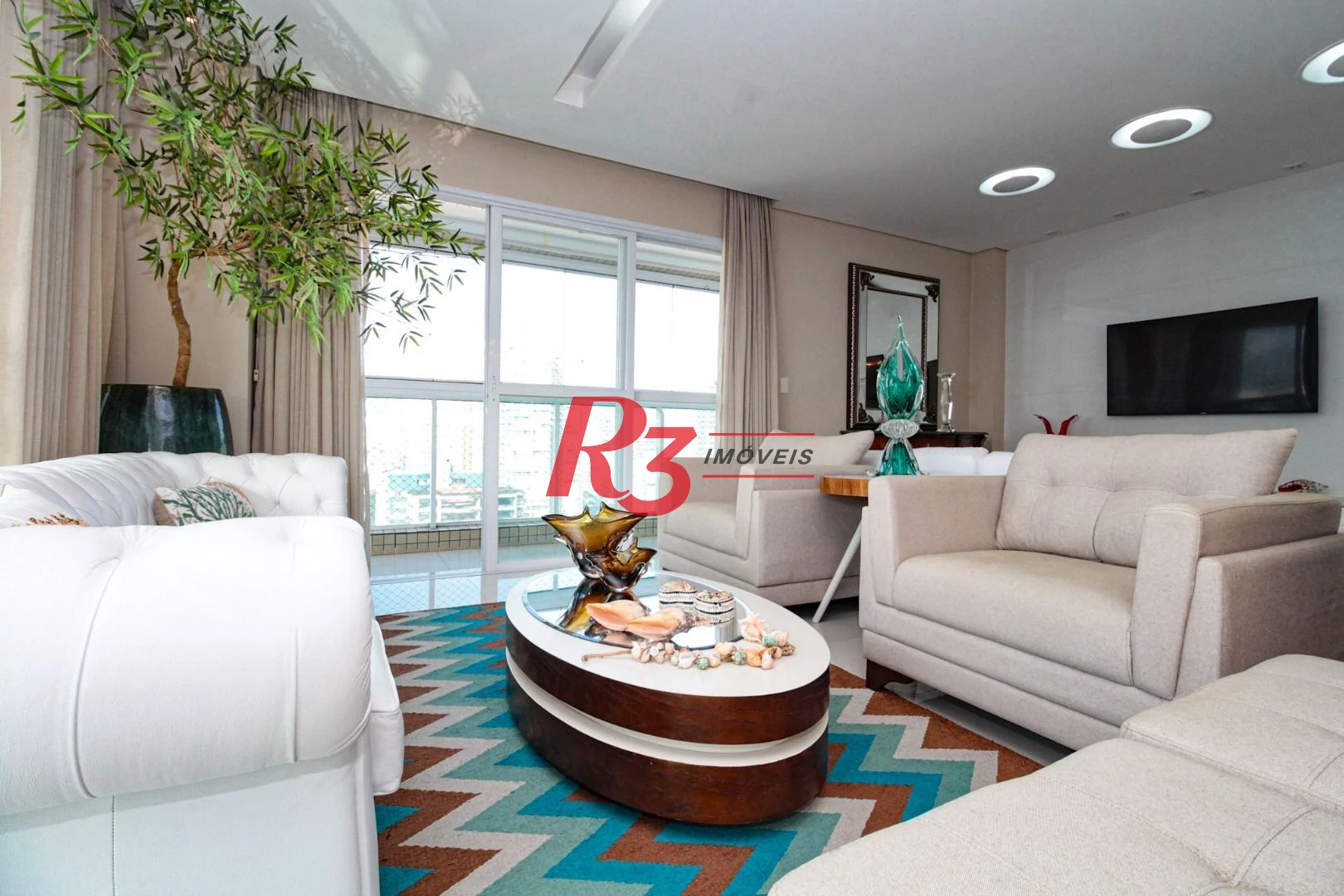 Venda apartamento com 3 dormitórios à venda, 207 m² por R$ 2.390.000 - Pompéia - Santos/SP