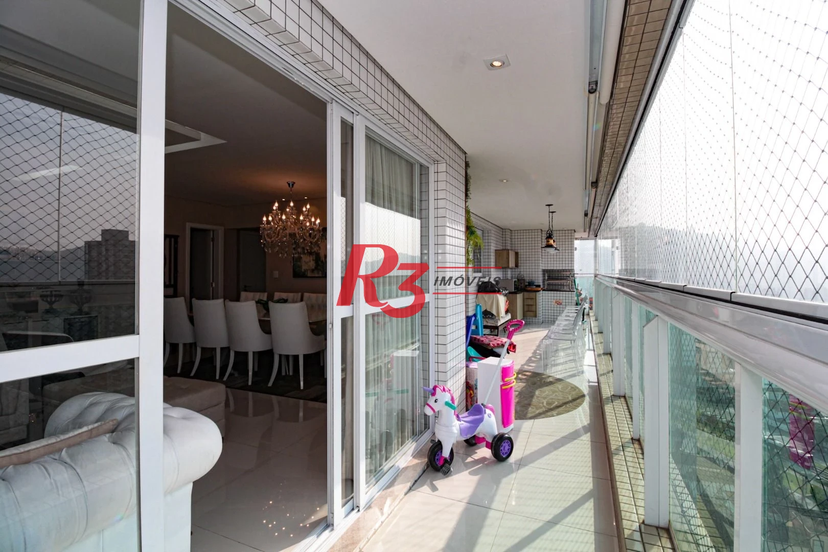 Venda apartamento com 3 dormitórios à venda, 207 m² por R$ 2.390.000 - Pompéia - Santos/SP