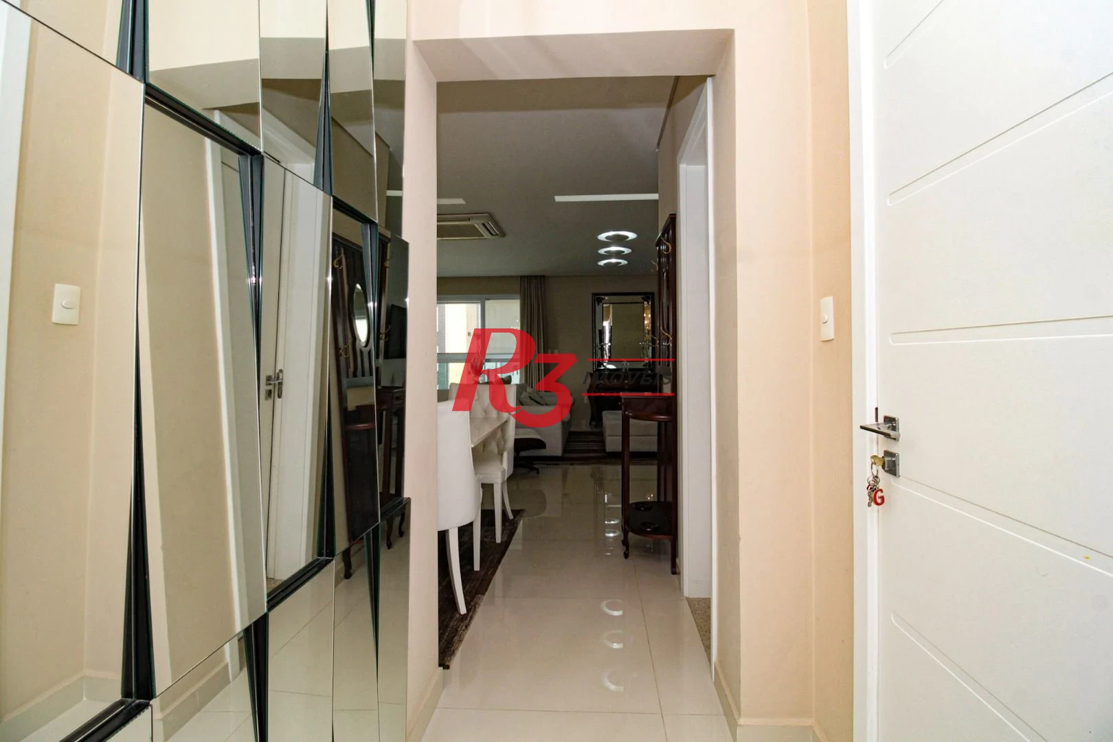 Venda apartamento com 3 dormitórios à venda, 207 m² por R$ 2.390.000 - Pompéia - Santos/SP