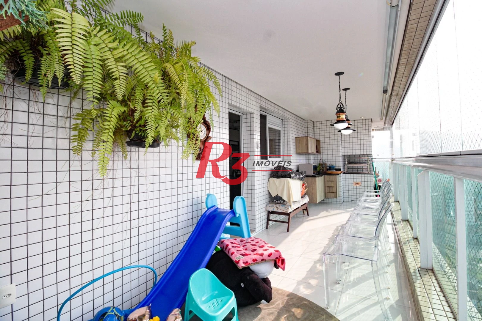 Venda apartamento com 3 dormitórios à venda, 207 m² por R$ 2.390.000 - Pompéia - Santos/SP