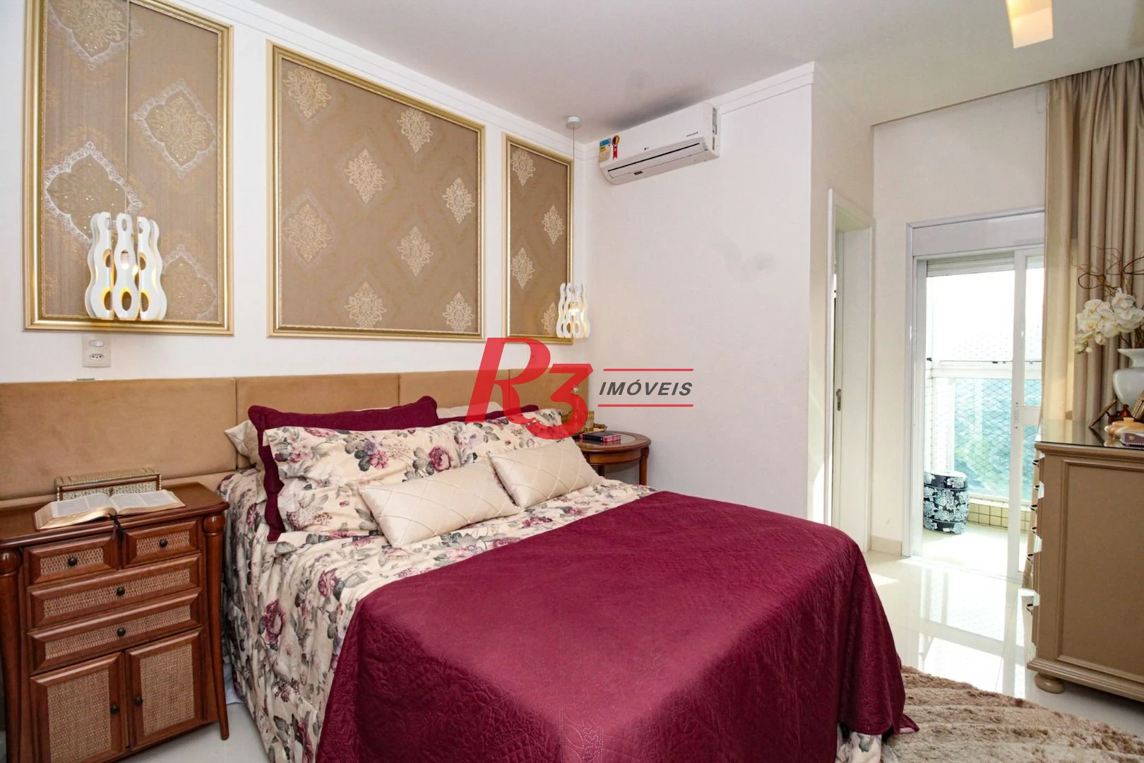 Venda apartamento com 3 dormitórios à venda, 207 m² por R$ 2.390.000 - Pompéia - Santos/SP