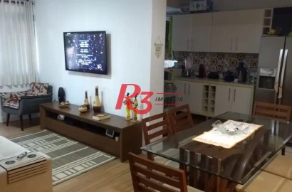 Apartamento à venda, 72 m² por R$ 469.000,00 - Embaré - Santos/SP