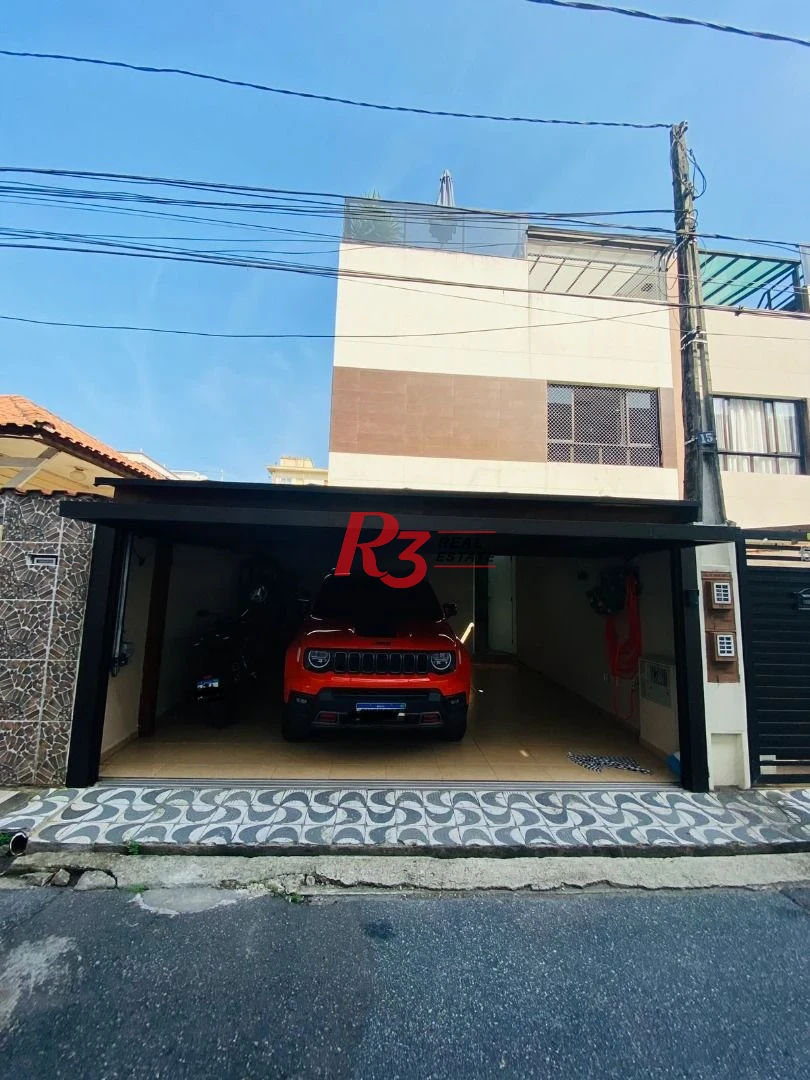 Casa, 170 m² - venda por R$ 1.450.000,00 ou aluguel por R$ 8.775,00/mês - Boqueirão - Santos/SP