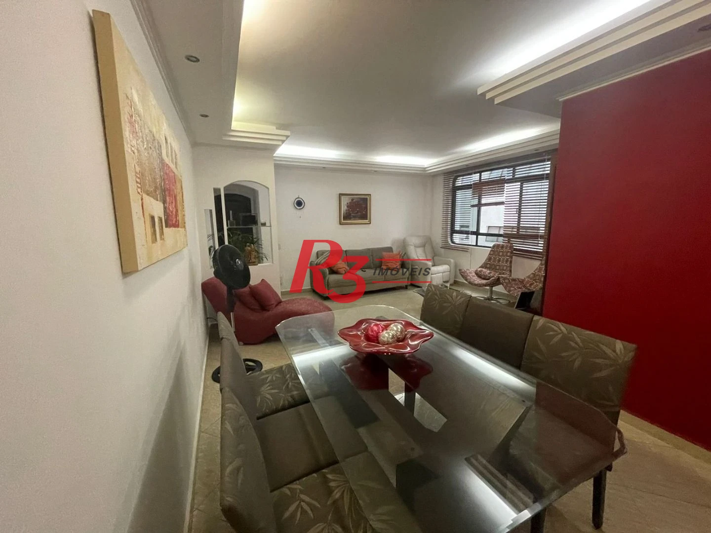 Apartamento com 3 dormitórios à venda, 146 m² por R$ 869.000,00 - Campo Grande - Santos/SP