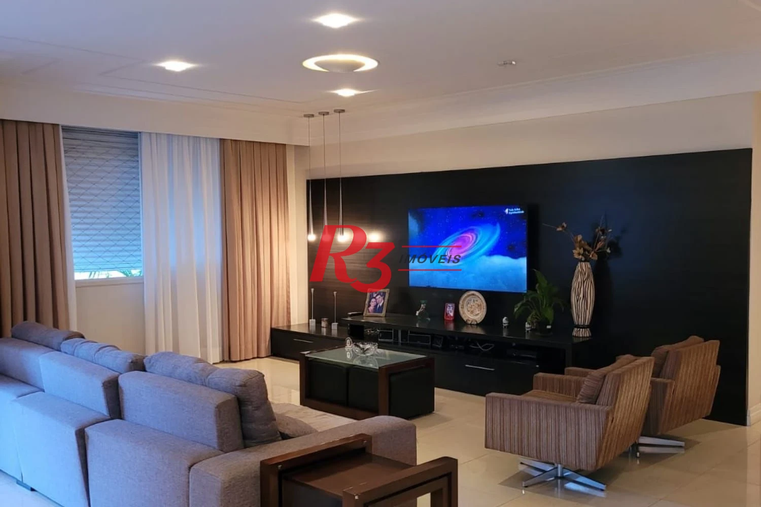 Apartamento com 4 dormitórios à venda, 429 m² por R$ 4.290.000,00 - Gonzaga - Santos/SP