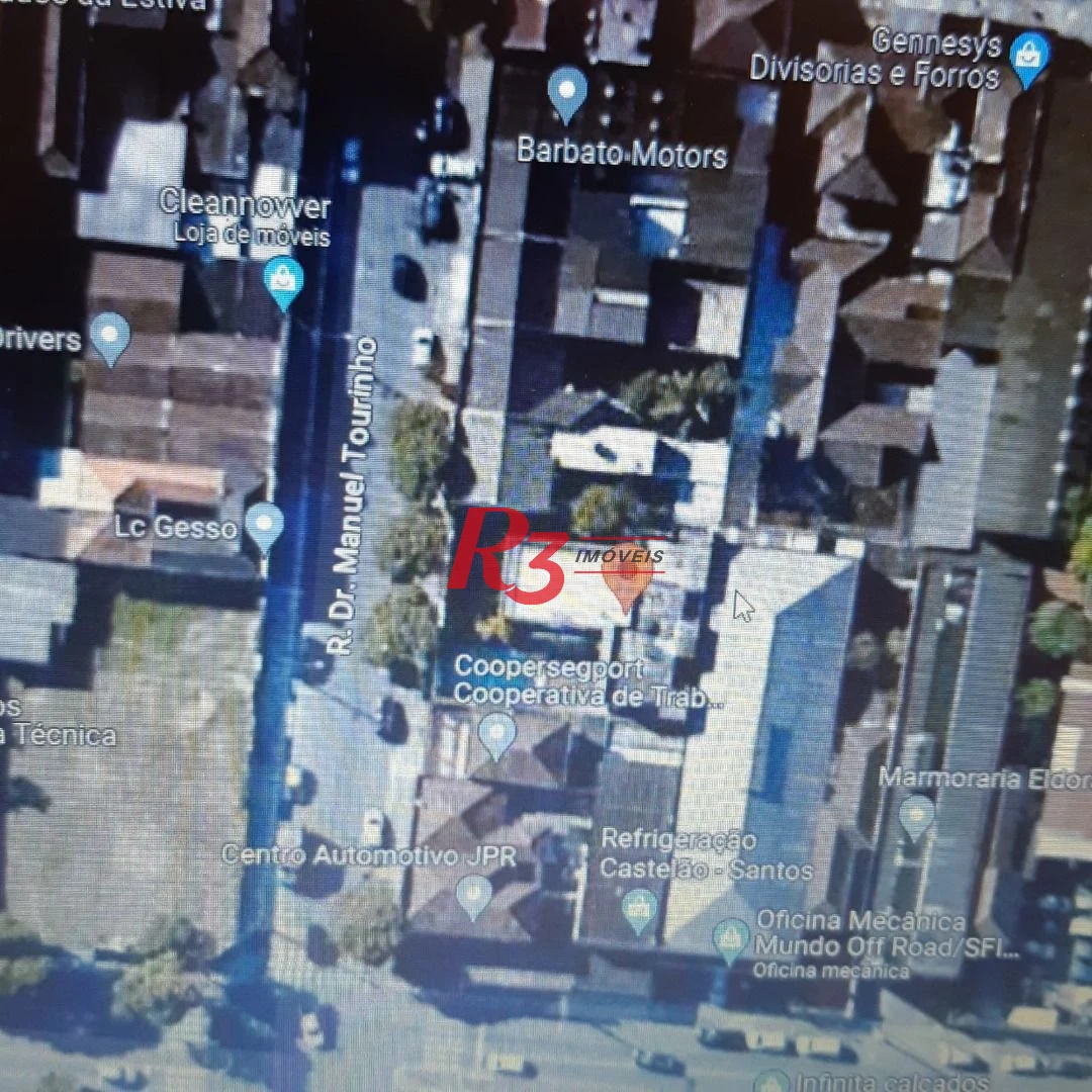 Terreno à venda, 528 m² por R$ 1.670.000,00 - Macuco - Santos/SP