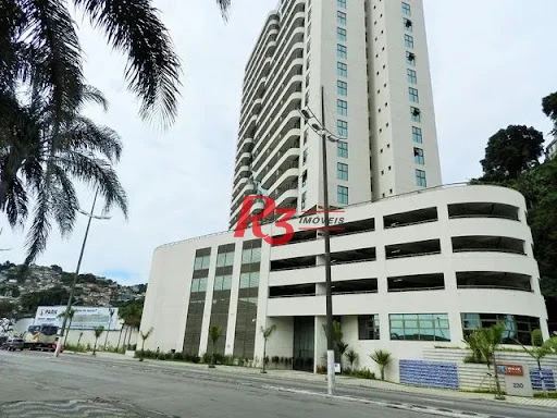 Sala para alugar, 95 m² no WAVE OFFICE por R$ 4.582/mês - Valongo - Santos/SP
