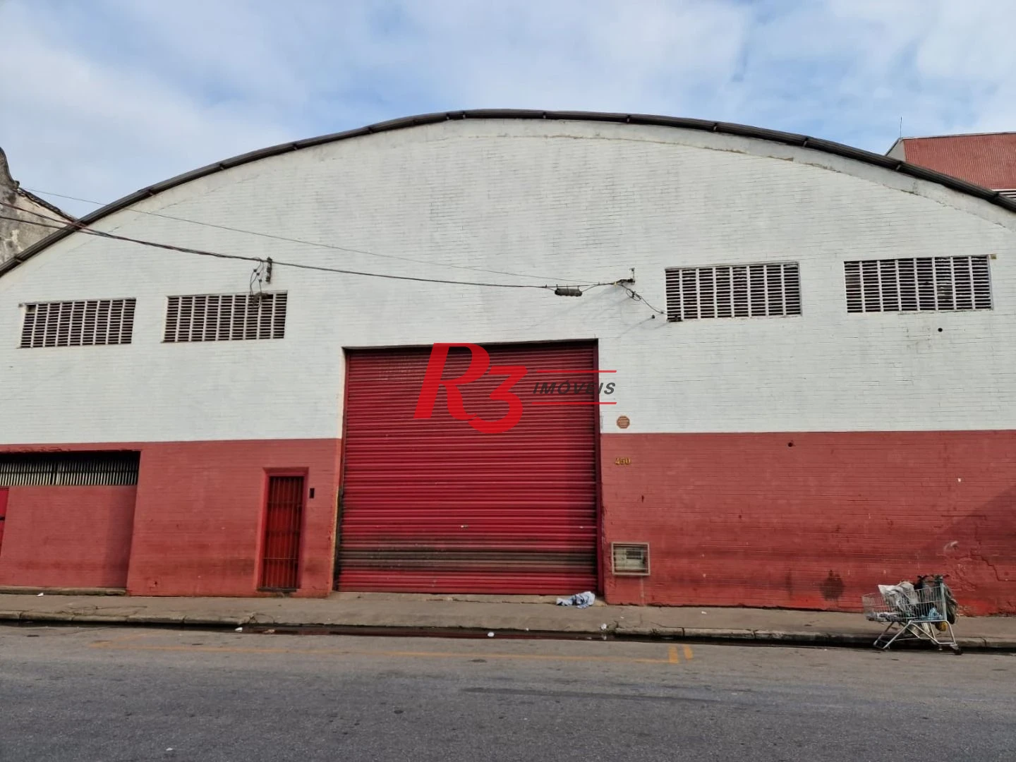 Galpão para alugar, 733 m² por R$ 16.915,27/mês - Centro - Santos/SP