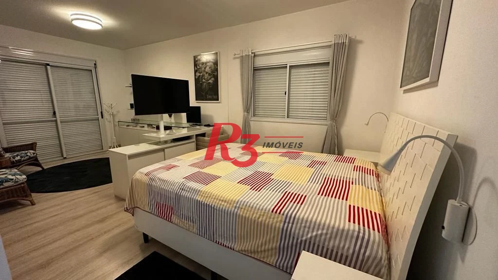 Apartamento para alugar, 181 m² por R$ 16.000,02/mês - Gonzaga - Santos/SP